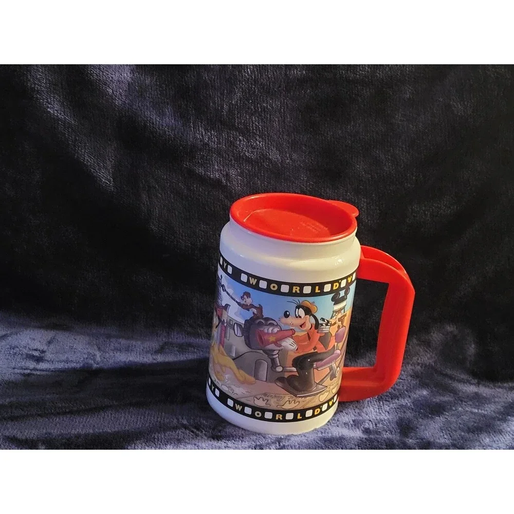 Vintage Walt Disney World Refillable Mug Lot + Pirates of the Caribbean Popcorn